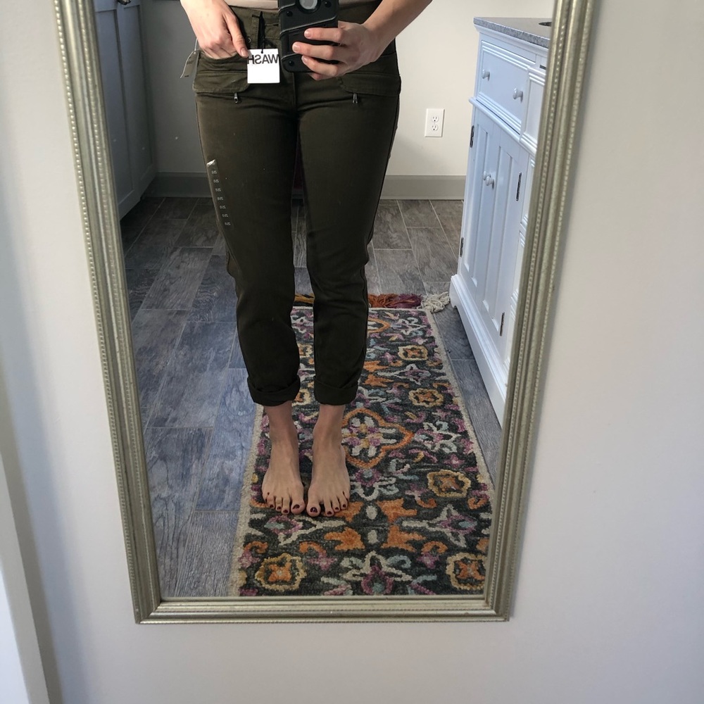 Gap 1969 Always Skinny Olive Jean